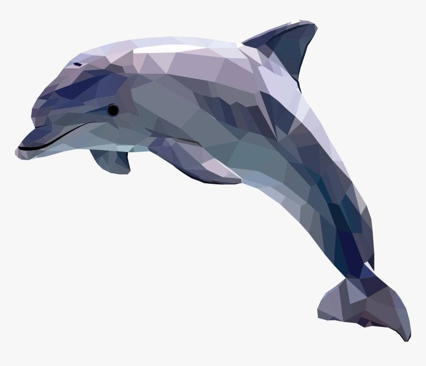 Geometry Art Dolphin, HD Png Download