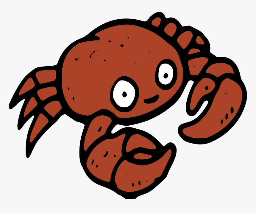 Cartoon Drawing Design Transprent - Crab Cartoon Drawing, HD Png Download