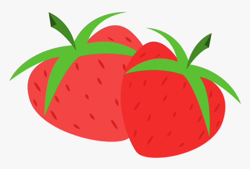 Strawberries Clipart Object - Mlp Strawberry Cutie Mark, HD Png Download