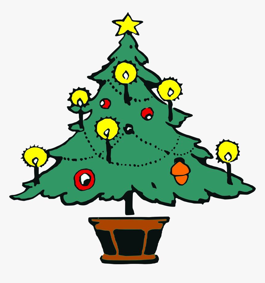 Christmas Tree - Clip Art Image Of Christmas Tree, HD Png Download