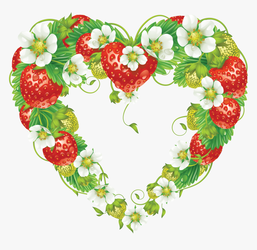 Strawberry Frame Png, Transparent Png