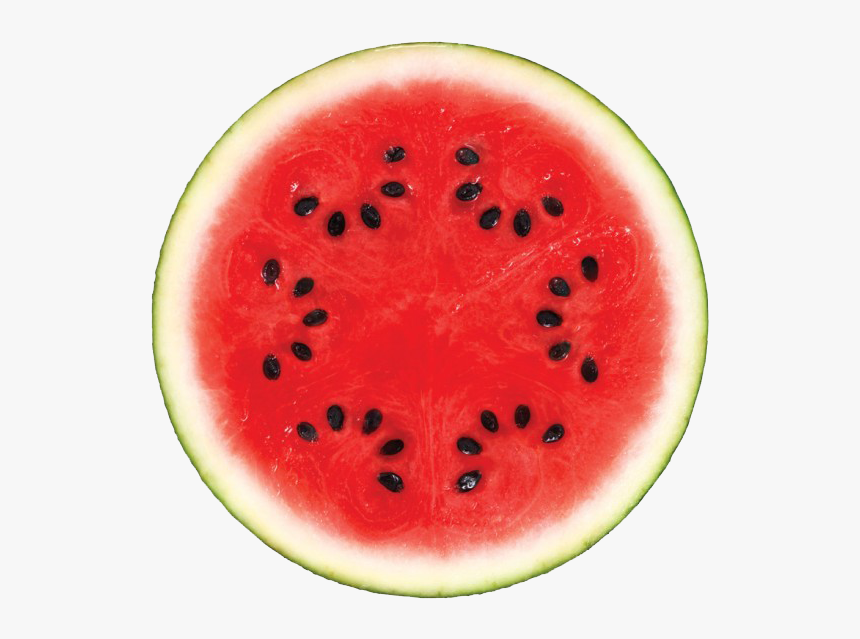 Tropical Watermelon Png Background - Watermelon From Top Png, Transparent Png