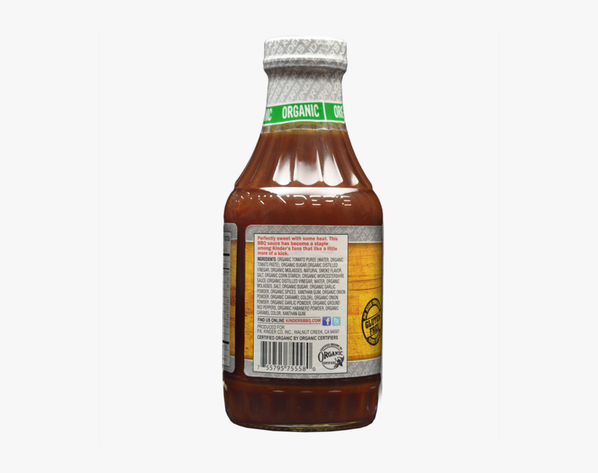 Organic Kinders Mild Bbq Sauce 30 Oz, HD Png Download