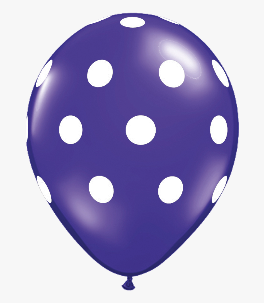Black Polka Dots Latex Balloons, HD Png Download