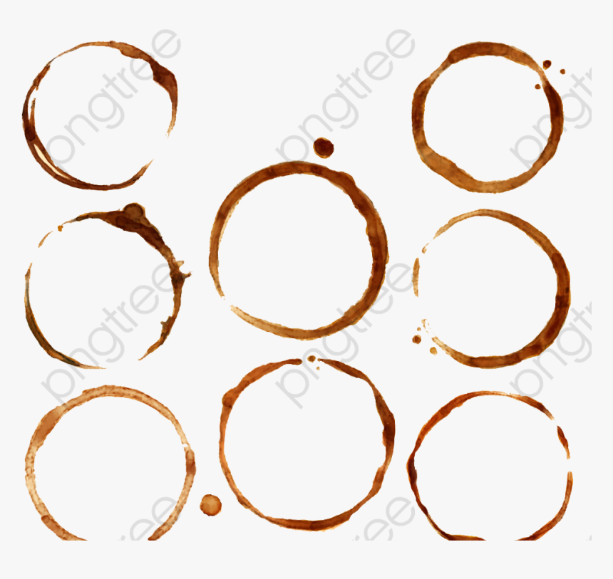Transparent Ring Stains Format - Coffee Stains Png, Png Download