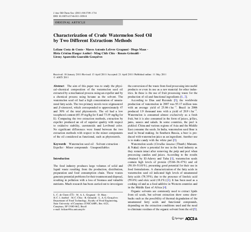 Gc Ms Palmitic Acid Horse Oil, HD Png Download