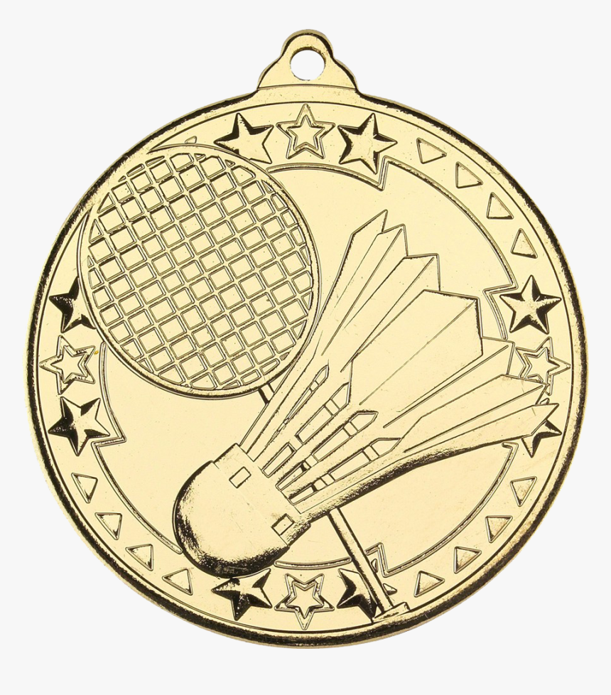 Sport Quiz Mini Star Trophy Award - Badminton Medal, HD Png Download