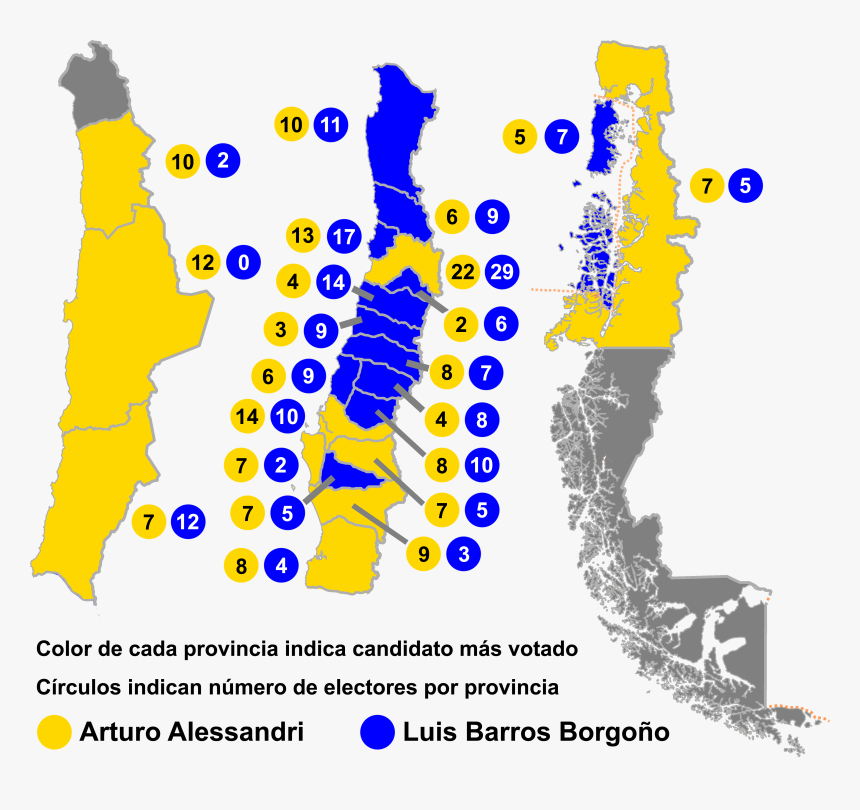 Elección Presidencial Chile 1920 - Chilean Election Of 1964, HD Png Download