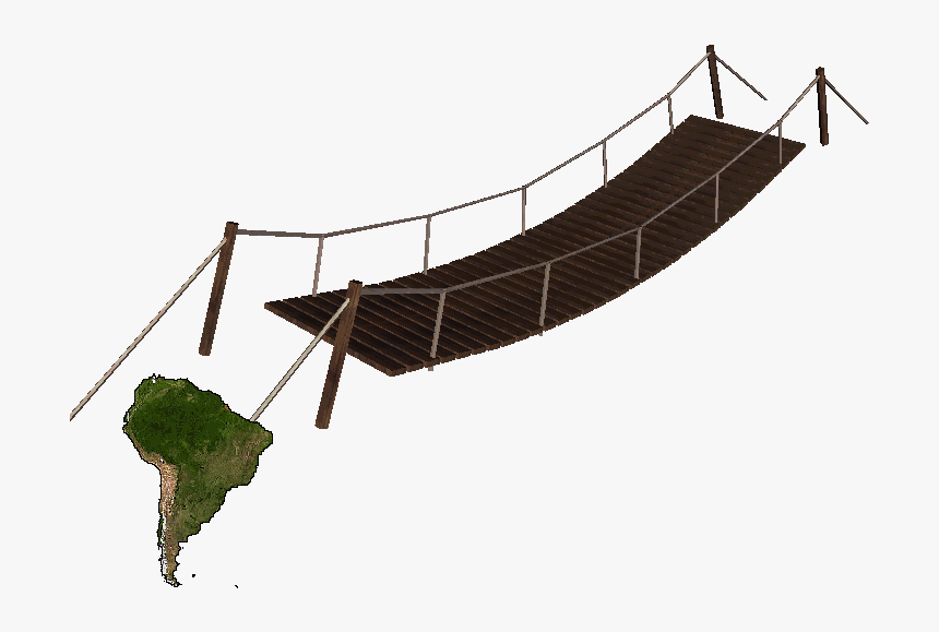Rope Bridge , Png Download - Hanging Bridge Zoo Tycoon 2, Transparent Png