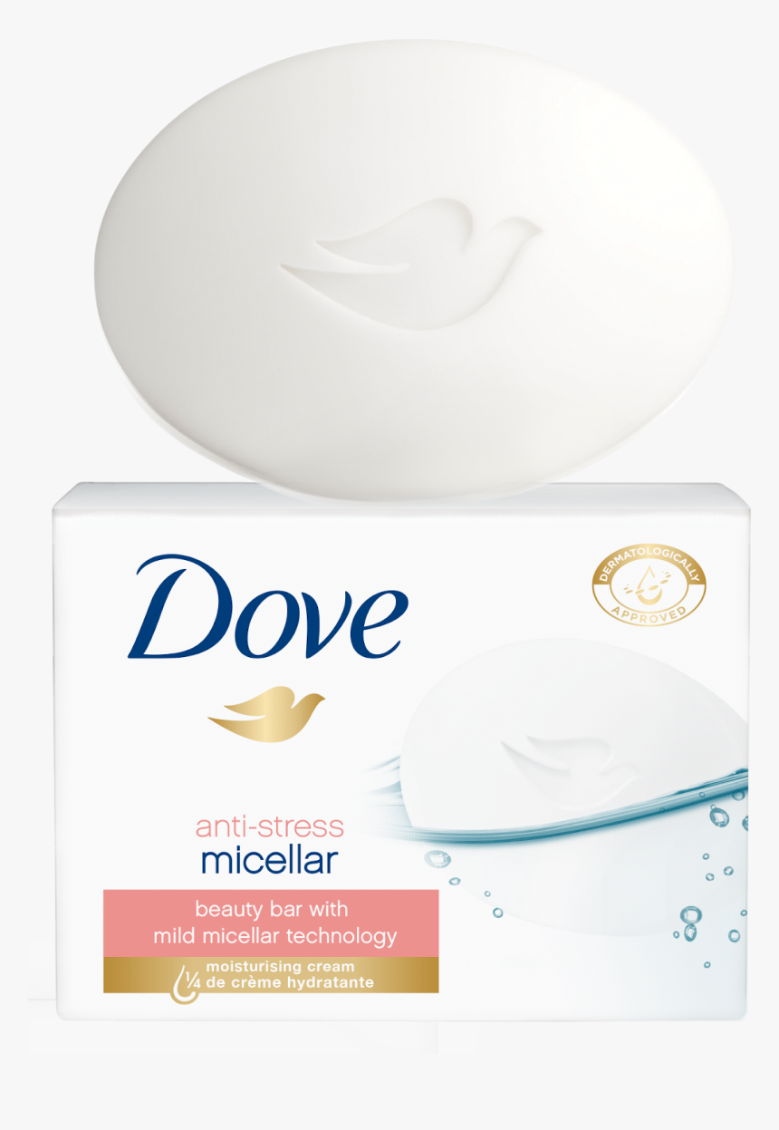 Dove Dove Anti Stress Micellar Water Beauty Bar - Dove, HD Png Download
