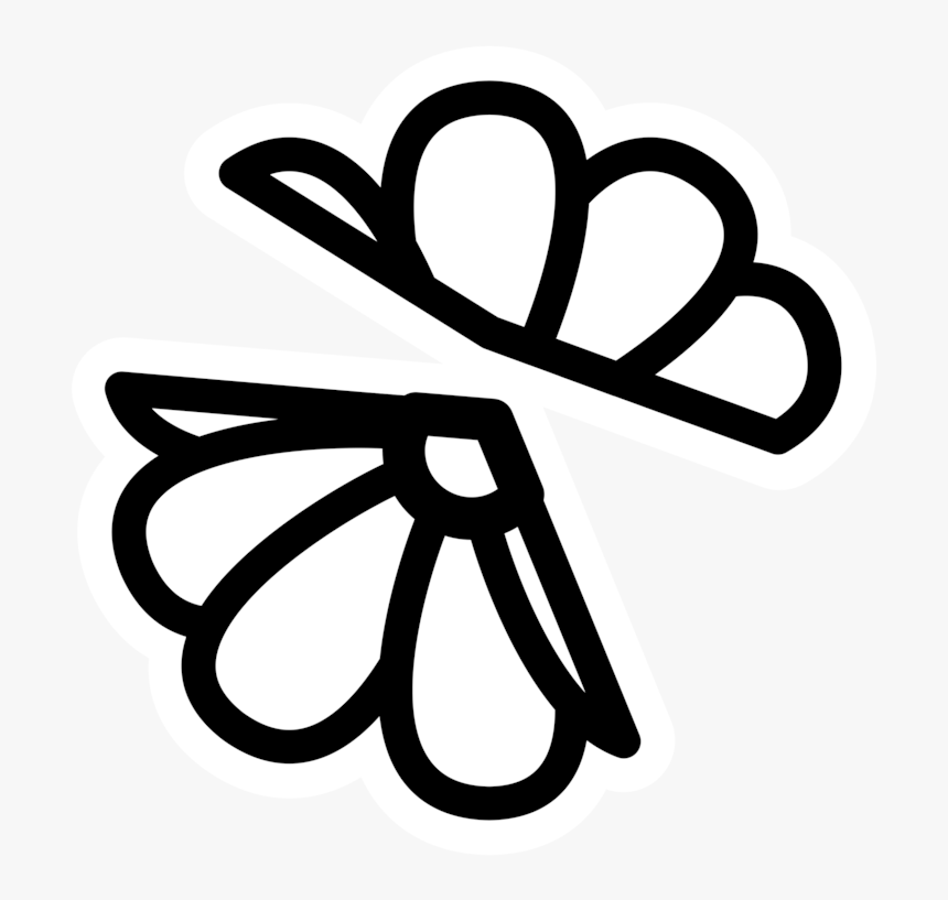 Transparent Mess Clipart - Clipart Flower Color Black, HD Png Download