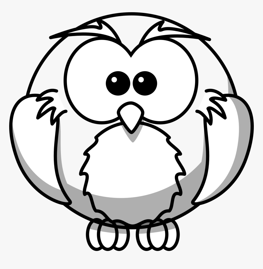 Line Art Owls, HD Png Download