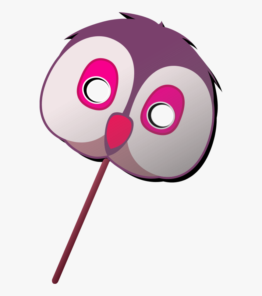 Vector Clip Art - Owl Mask Template, HD Png Download