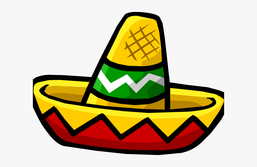 Mexican Clipart Fiesta - Transparent Background Sombrero Png, Png Download