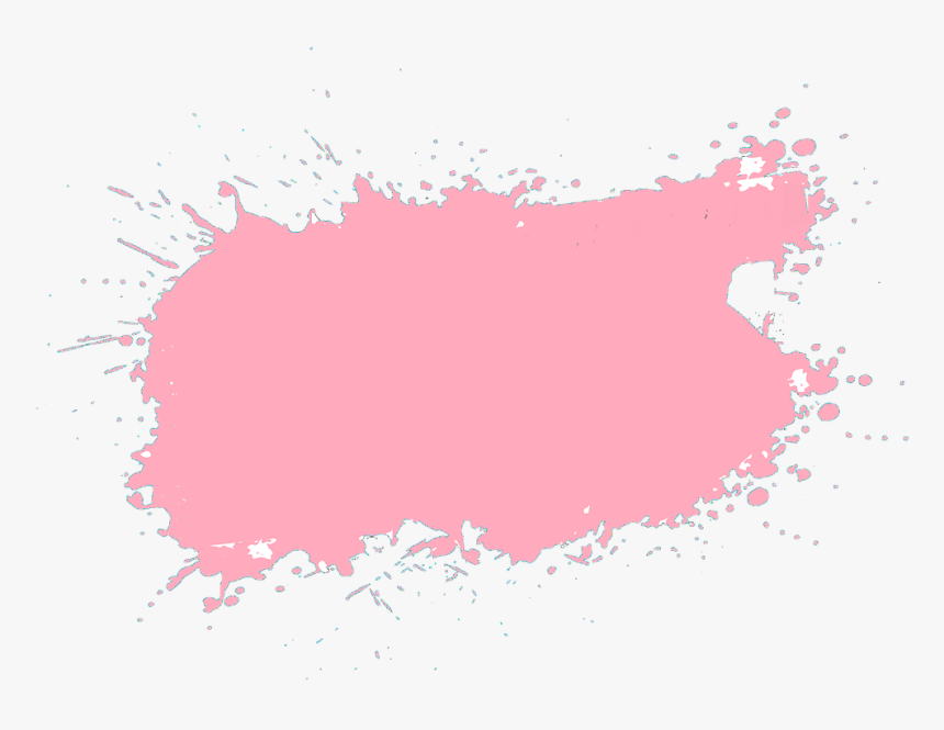 Pink-splash Edited - Illustration, HD Png Download