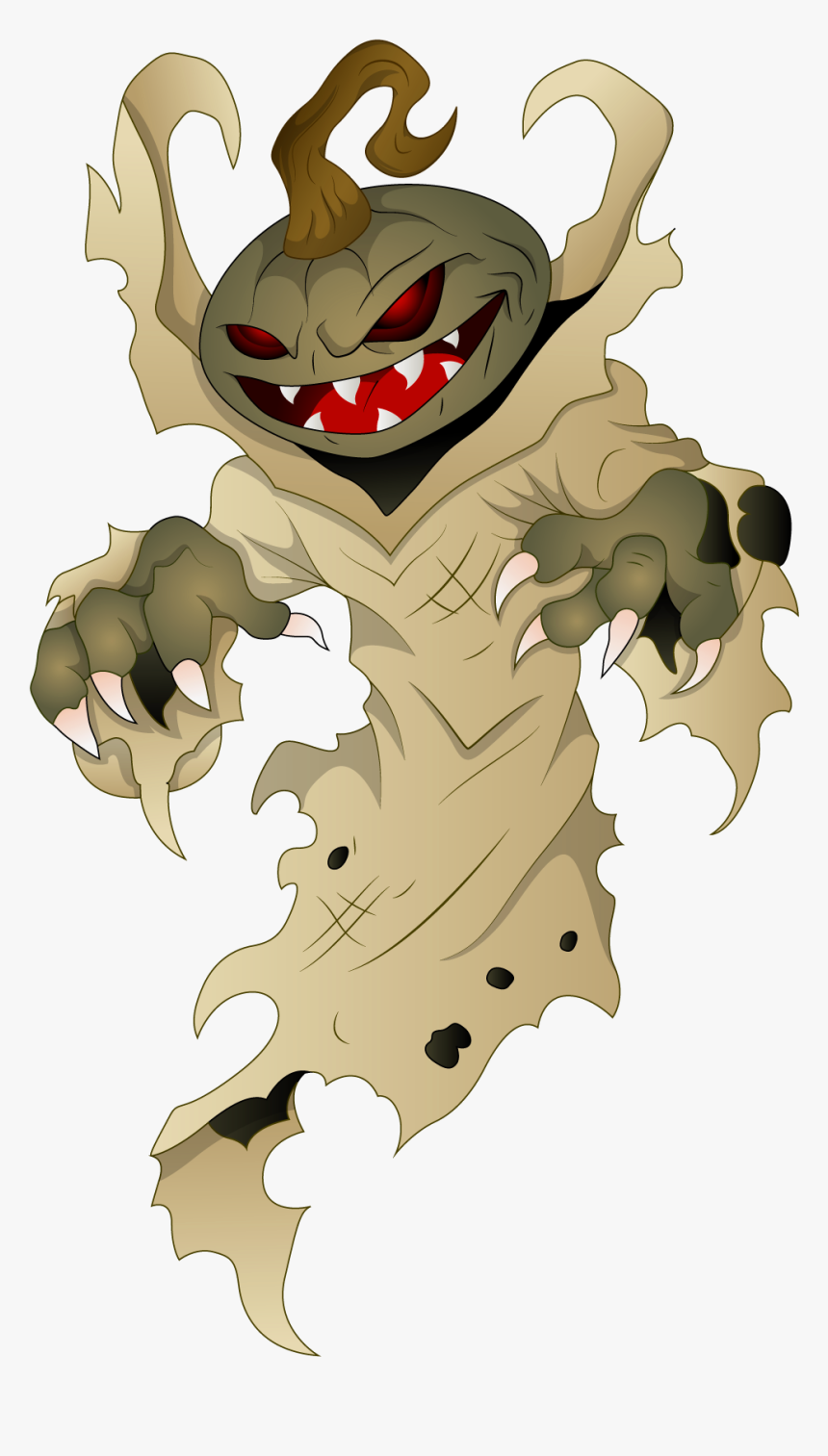 28 Collection Of Free Halloween Monster Clipart - Halloween Pumpkin Monster Drawing, HD Png Download