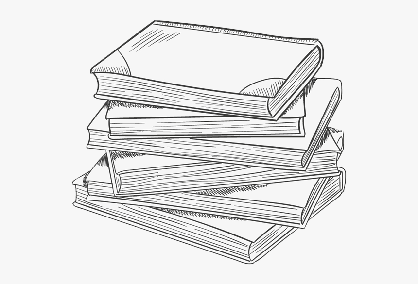 Books Stacked - Book, HD Png Download