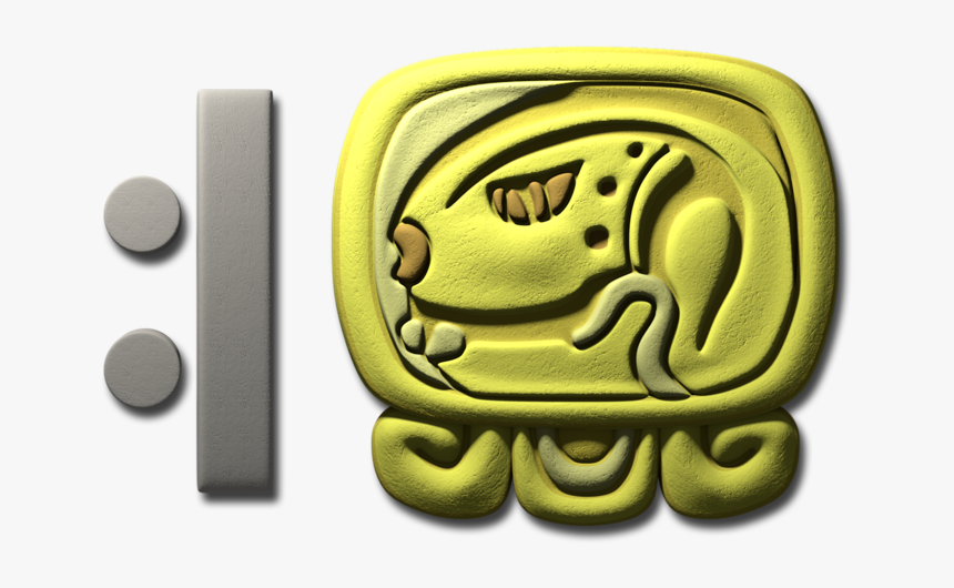 Seven Eb Mayan Calendar 3d Glyph - Maya Calendar, HD Png Download