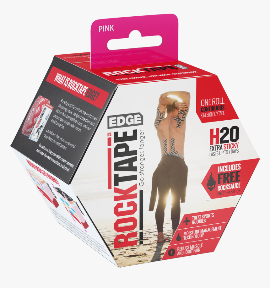Rocktape Edge - Pink - Rock Tape, HD Png Download