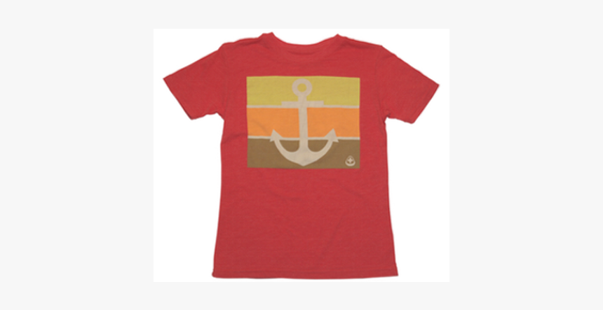 Red, Stripe, Kid S, Kid S Tee, Kid, Anchor, Yellow, - Greek Souvenirs T Shirt, HD Png Download