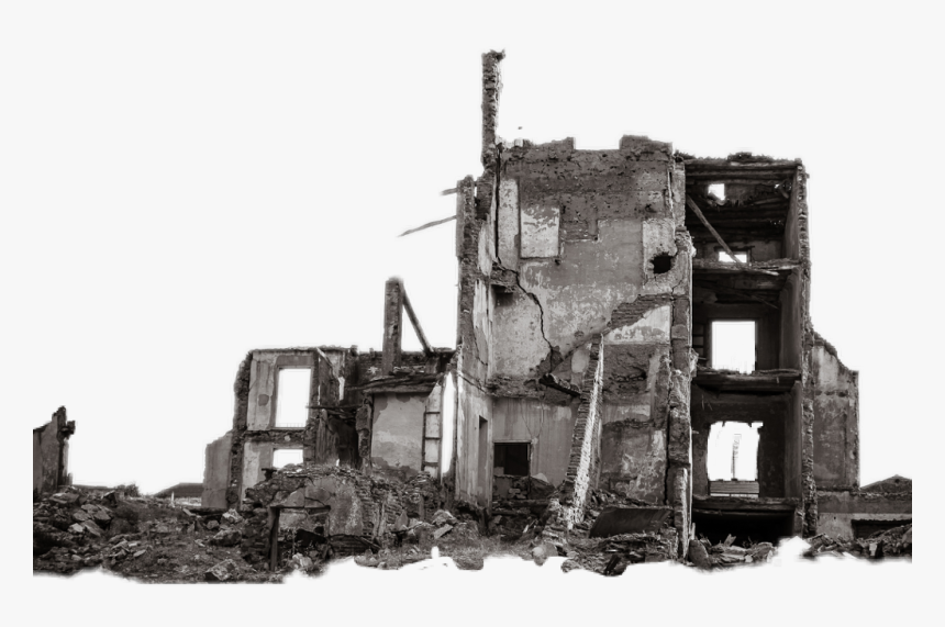 Transparent Edificios Clipart - Building Ruins Png, Png Download