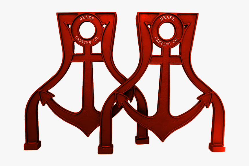 Cast Iron Anchor Table Legs, HD Png Download