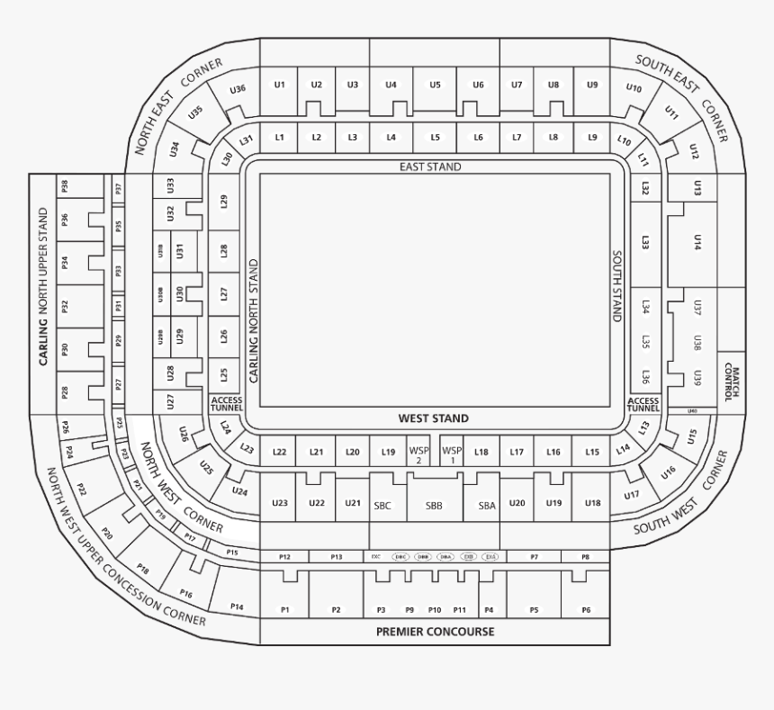 Stadium Of Light Map Stadium Of Light Map - Floor Plan, Hd Png Download , Transparent Png Image  - Pngitem