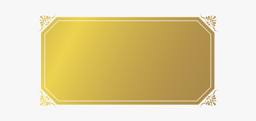 Rectangle - Brass, HD Png Download