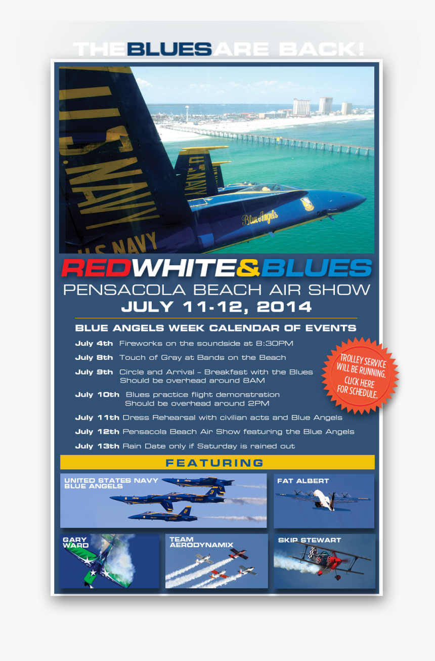 Pensacola Beach Flyer, HD Png Download