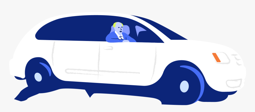 Transparent Driving Clipart - Cartoon, HD Png Download