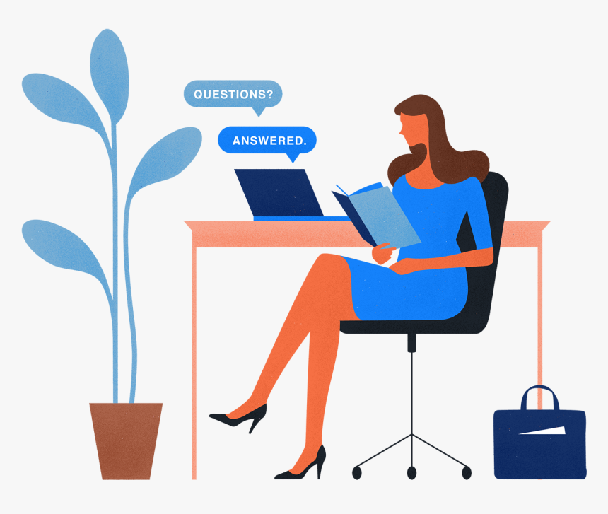 Q&a Due Diligence - Sitting, HD Png Download