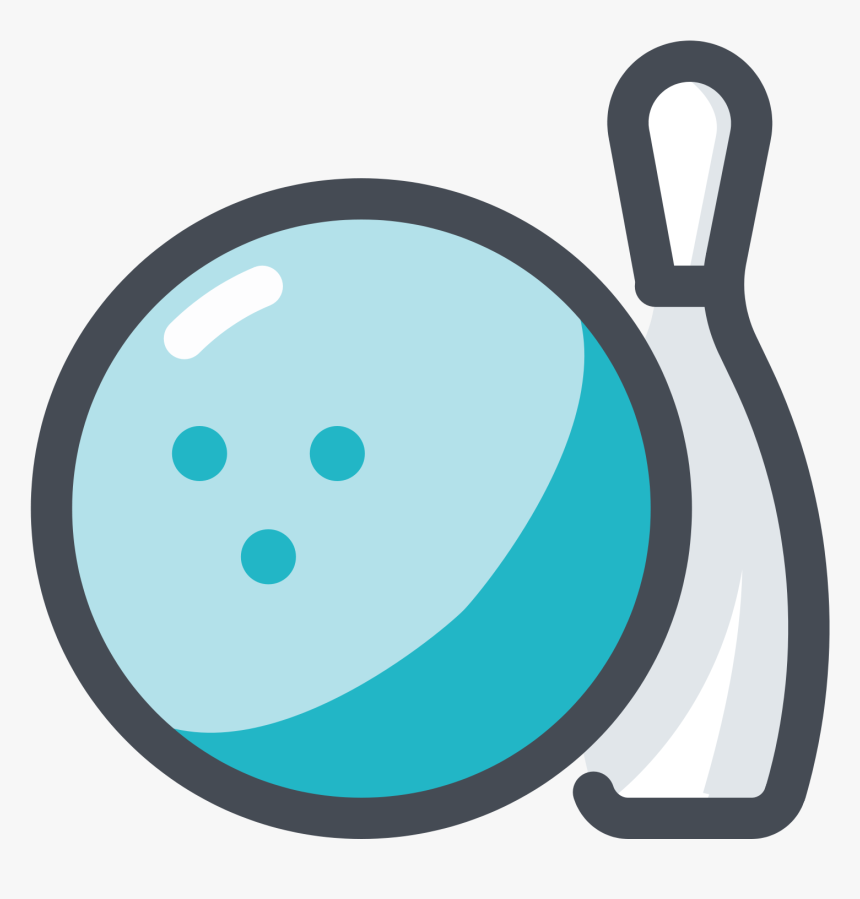 There Is A Bowling Ball With 3 Holes In It Sitting - Circle, HD Png Download