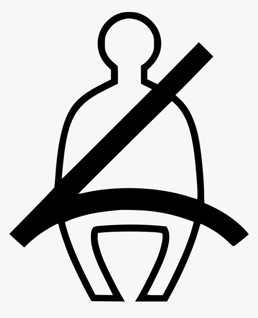 Auto Seatbelt - Passenger Seat Belt Icon, HD Png Download
