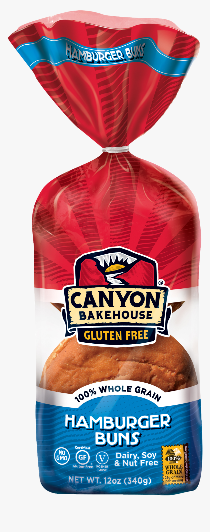 Canyon Bakehouse Hamburger Buns 
 Title Canyon Bakehouse - Canyon Bakehouse 7 Grain Bread, HD Png Download
