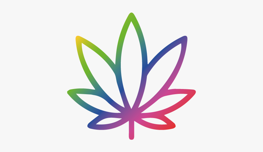 Cannabis Como Medicina - Weed Leaf Outline Png, Transparent Png