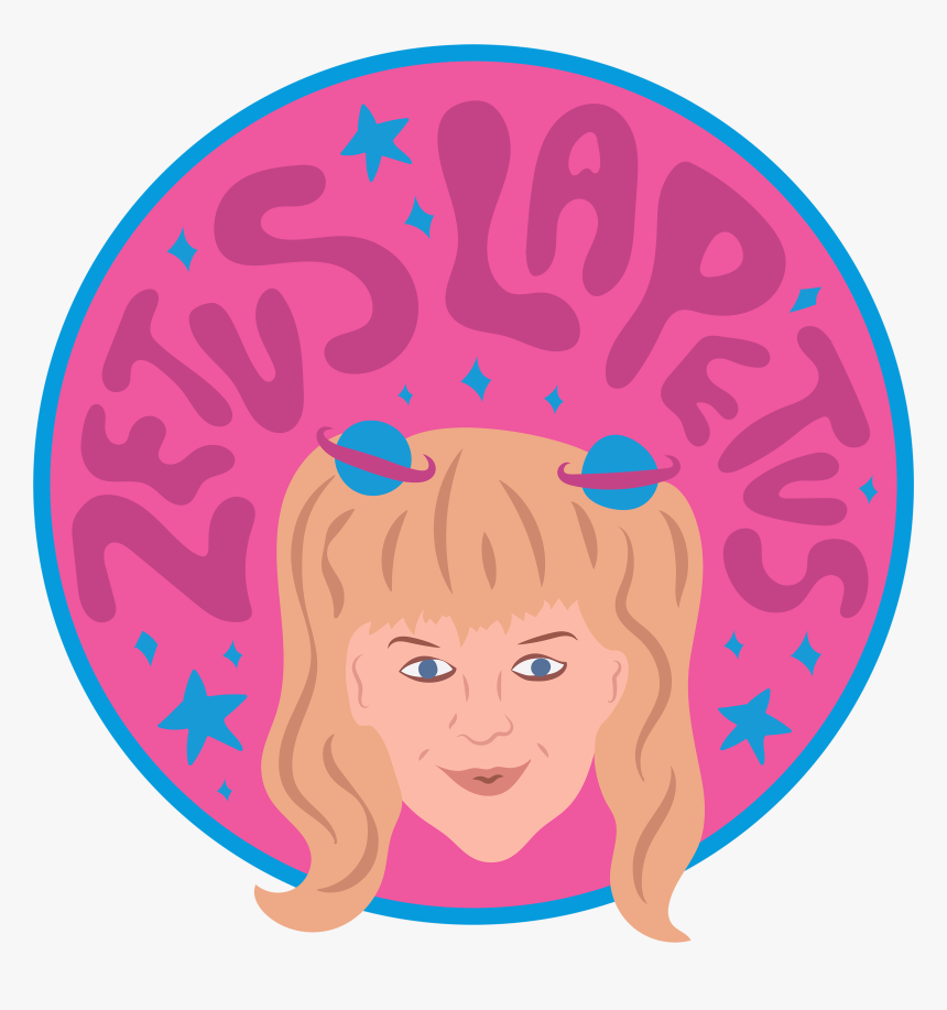 Space Buns, Girl, Illustration, Drawing, Graphic Design,, HD Png Download