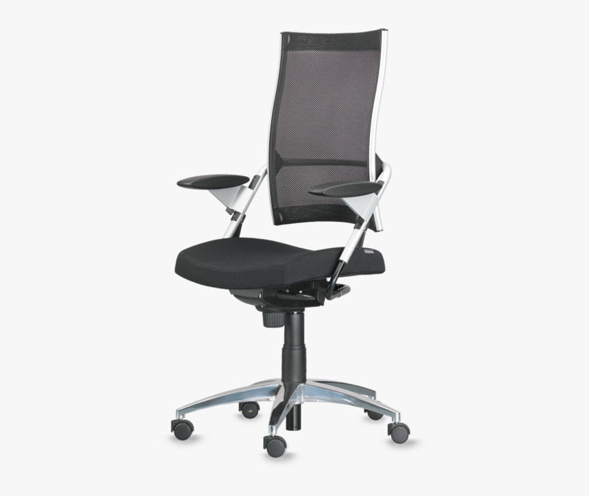 Mesh Office Chair With Headrest, HD Png Download