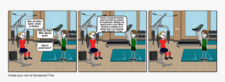 Storyboard For Fitness Gym, HD Png Download