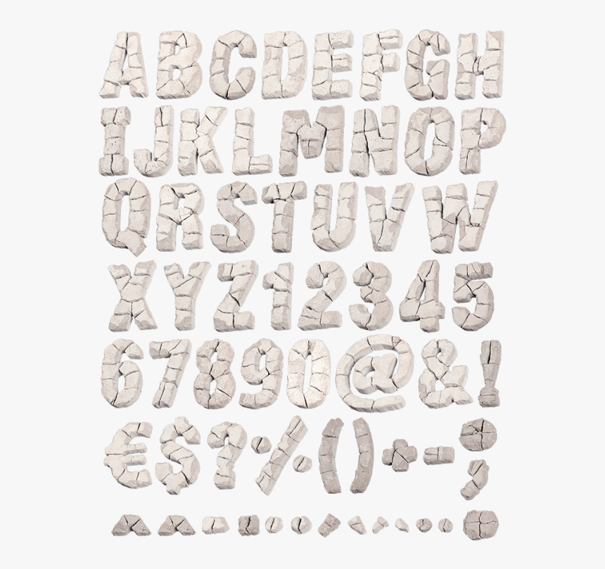Crack Mountain Font - Computer Keyboard, HD Png Download