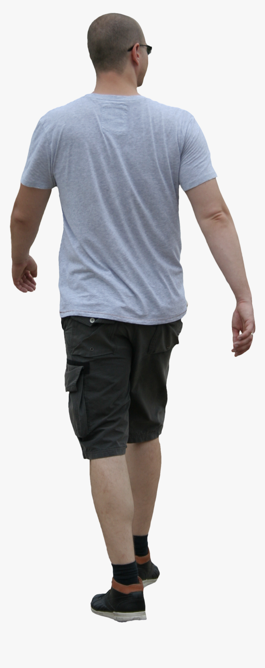 走路 背影, HD Png Download