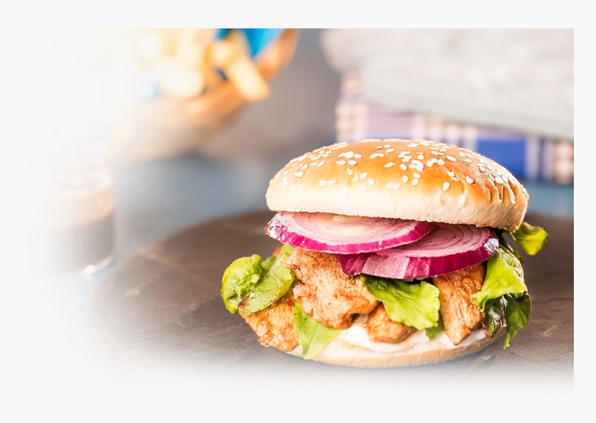 2 English Oven Burger Buns - French Fries, HD Png Download