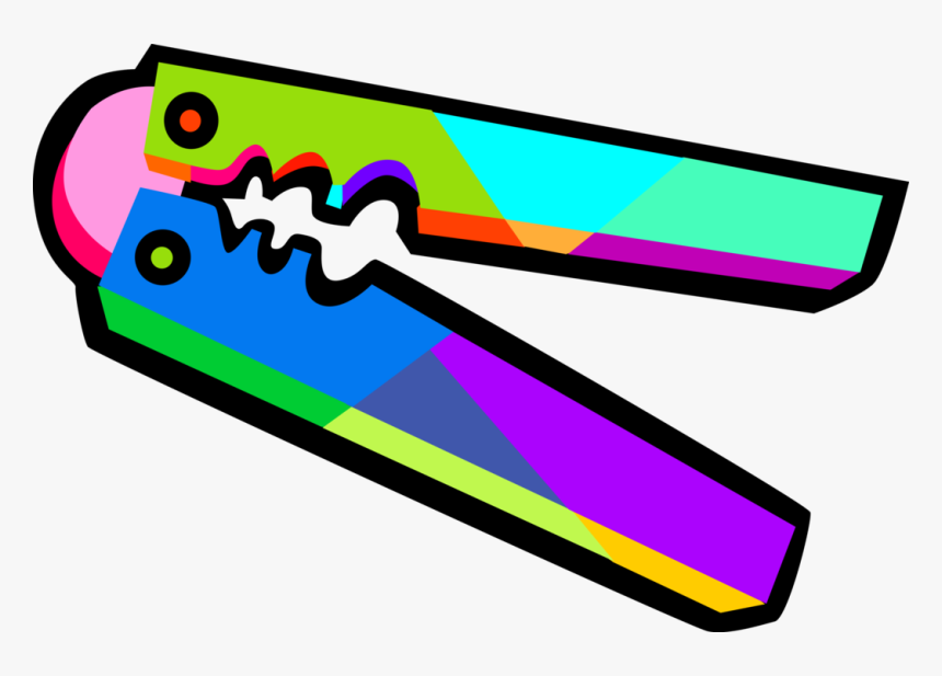 Vector Illustration Of Nutcracker Tool Opens Nuts By, HD Png Download