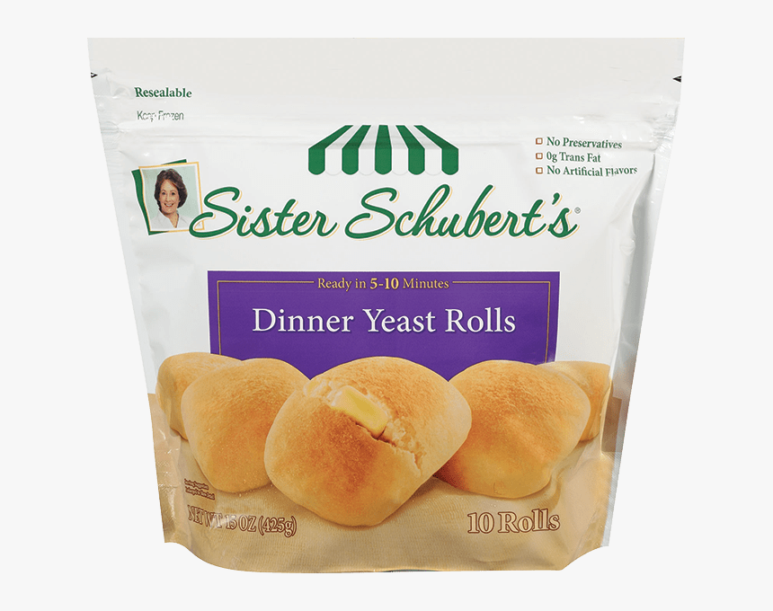 Sister Schuberts Dinner Yeast Rolls 10 Count - Sister Schubert Rolls Kroger, HD Png Download