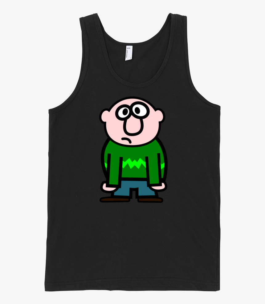 Bald Man Fine Jersey Tank Top Unisex By Itee - Busch Latte Tank Grey, HD Png Download