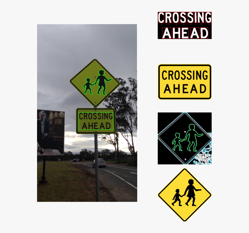 Traffic Sign Recognition - Crossing Sign, HD Png Download