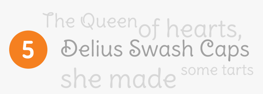Download Font Delius Swash Font - Calligraphy, HD Png Download