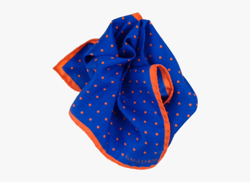Royal Blue Pocket Square Orange, HD Png Download