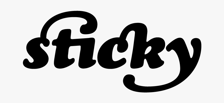 Fot-doodle Sticky - Cooper Black Swash Italic, HD Png Download
