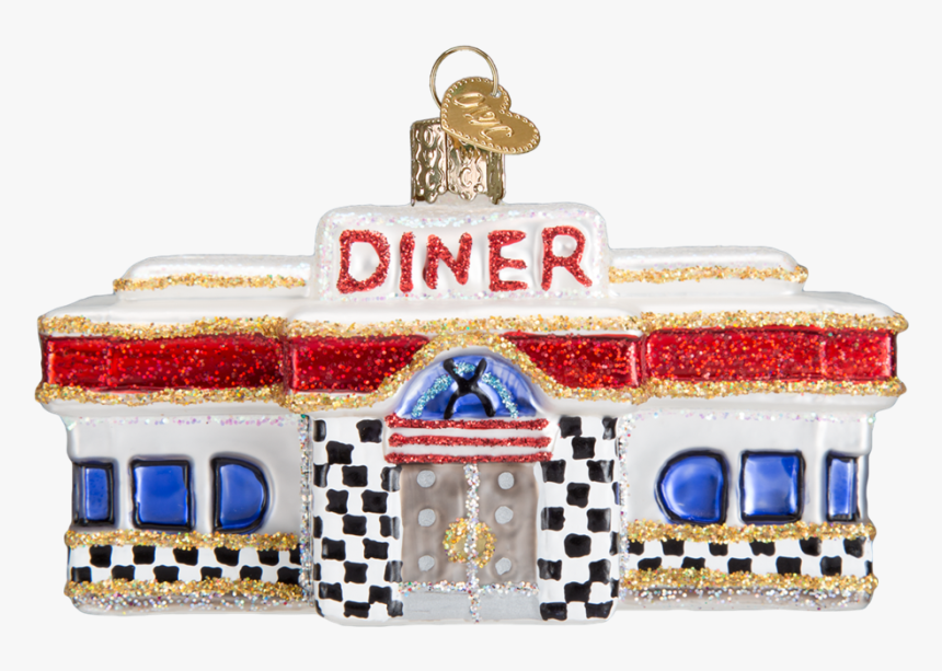 Glass Christmas Tree Ornament - Diner Christmas Ornament, HD Png Download