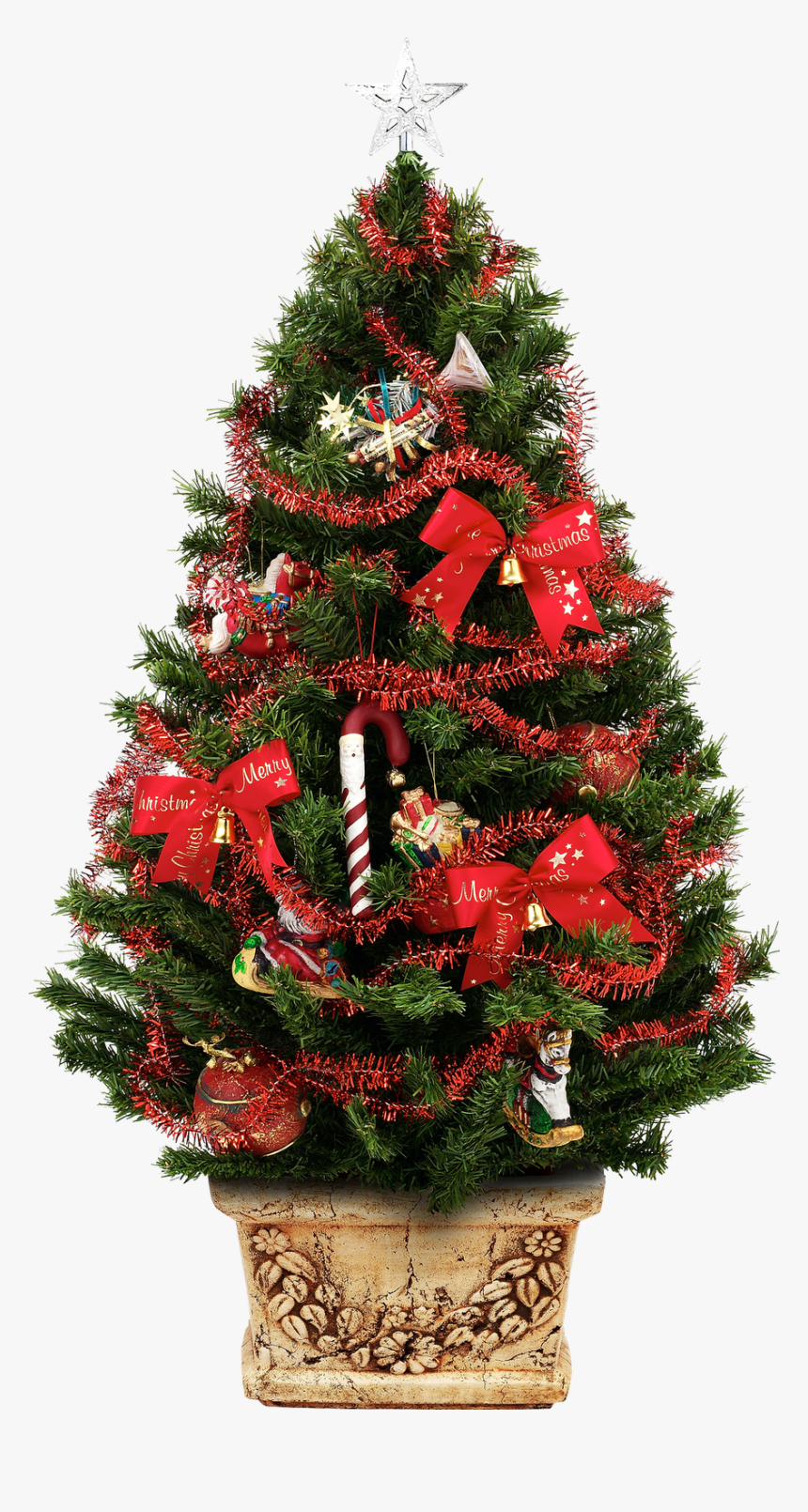 Clip Art Dinheiro Decorao Barata Fazer - Christmas Tree Overlay Free, HD Png Download